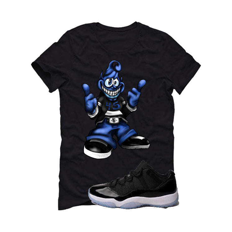 Air Jordan 11 Low “Space Jam” | illcurrency Black T-Shirt (Chill Alien)