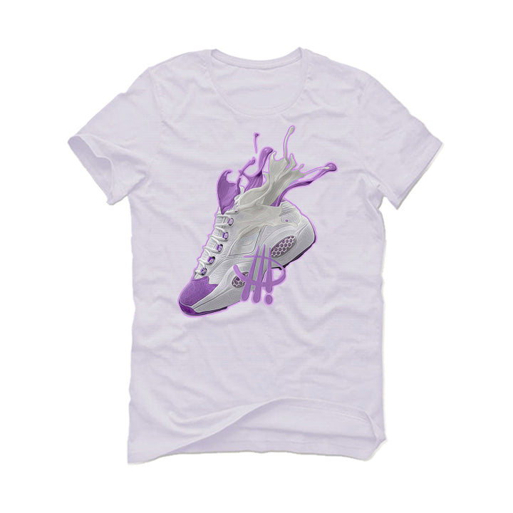 Reebok Question Mid “Grape Toe”| ILLCURRENCY White T-Shirt (SPLASH)