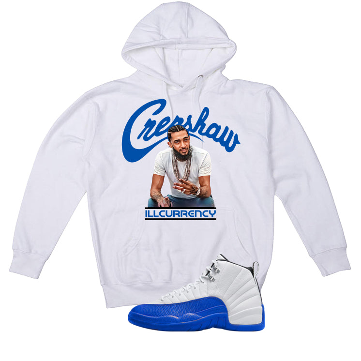 Air Jordan 12 Blueberry White T-Shirt (Crenshaw)| illcurrency