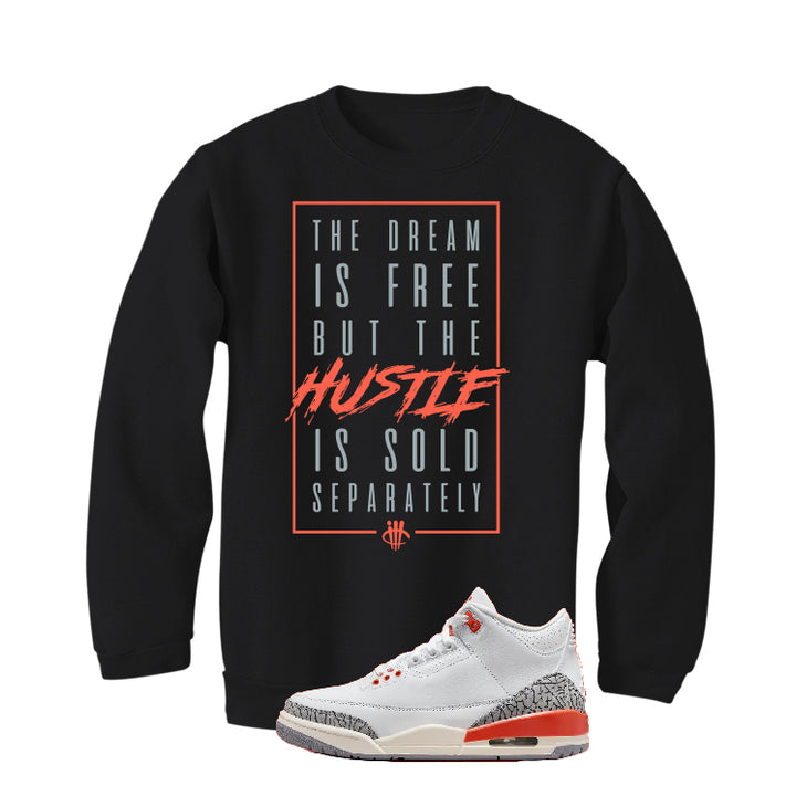 Air Jordan 3 WMNS “Georgia Peach” | illcurrency Black T-Shirt (DREAM IS FREE)