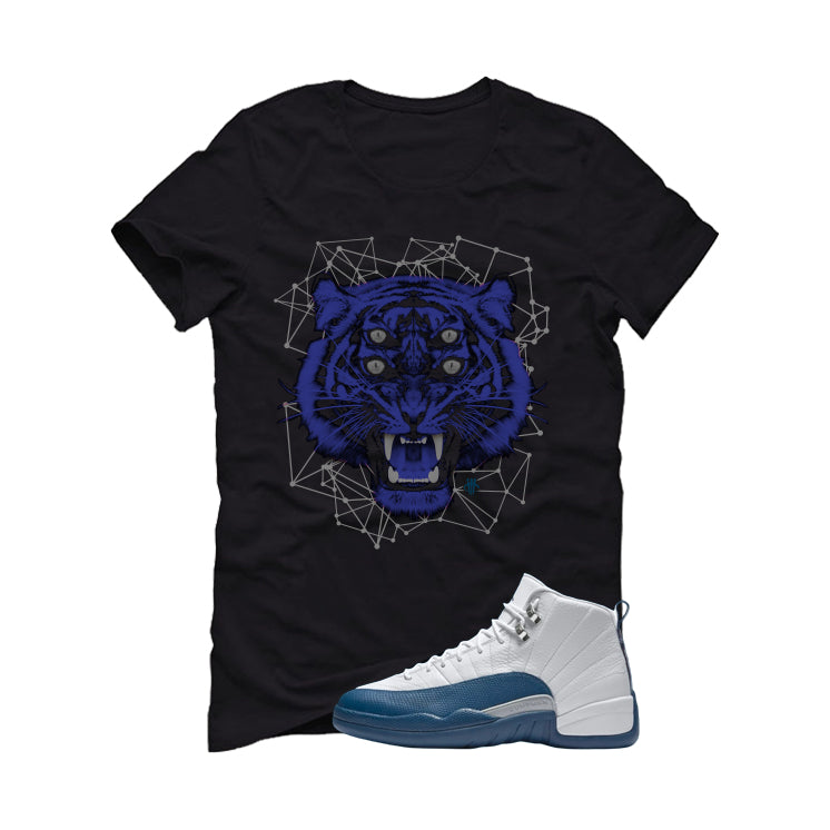 Air Jordan 12 French Blue Black T-Shirt (Four Eyes)| illcurrency