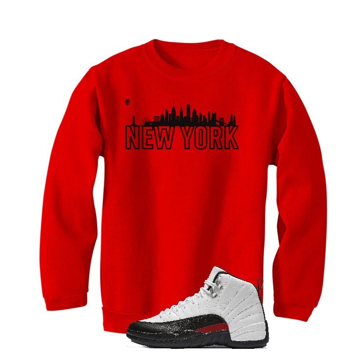 Air Jordan 12 “Red Taxi” | illcurrency Red T-Shirt (New York)