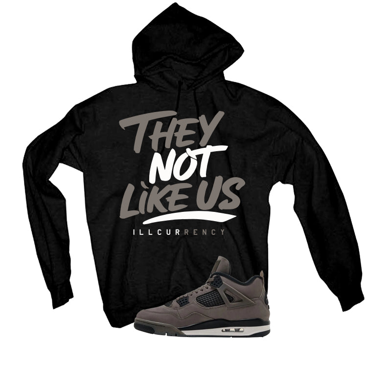 Air Jordan 4 Cave Stone Black T-Shirt (They not like us)| illcurrency