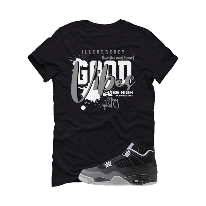 Air Jordan 4 Fear Pack Black T-Shirt (Vibes)| illcurrency