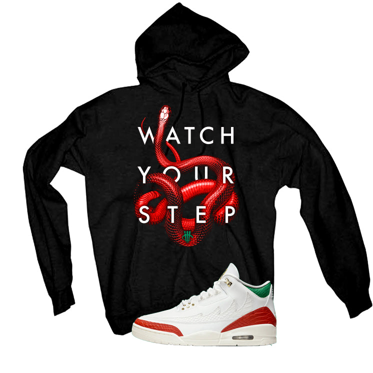 Air Jordan 3 Mexico El Vuelo Matching T-Shirt, Sweatshirts & Hoodies Black T-Shirt (Watch Your Step)| illcurrency