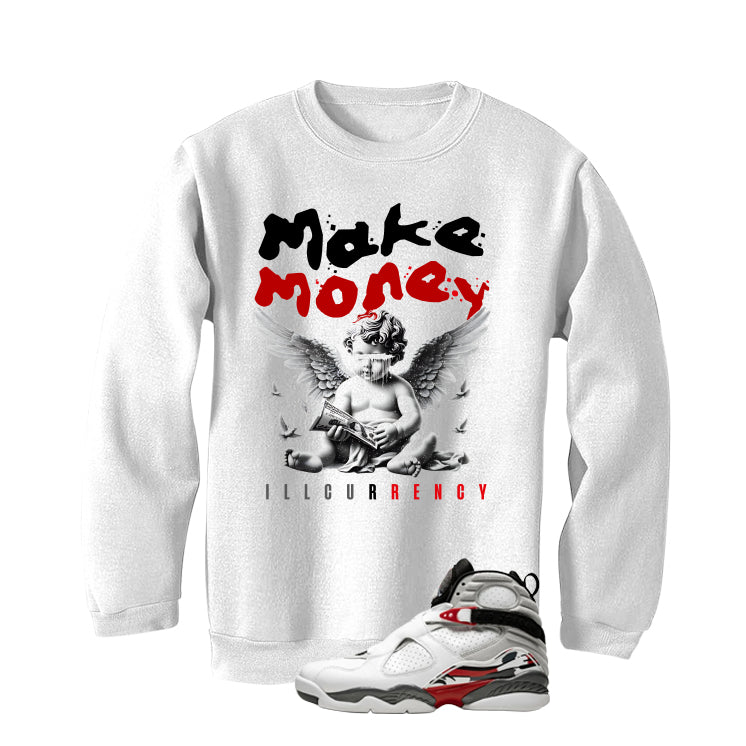 Air Jordan 8 Bugs Bunny Matching T-Shirt, Sweatshirts & Hoodies White T-Shirt (Make Money)| illcurrency