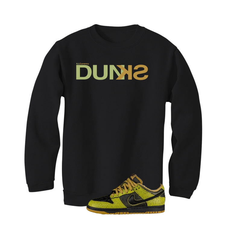 Nike Dunk Low Halloween Skull Black T-Shirt (Dunker)| illcurrency