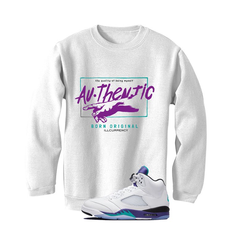 Air Jordan 5 OG Grape White T-Shirt (Authentic)| illcurrency