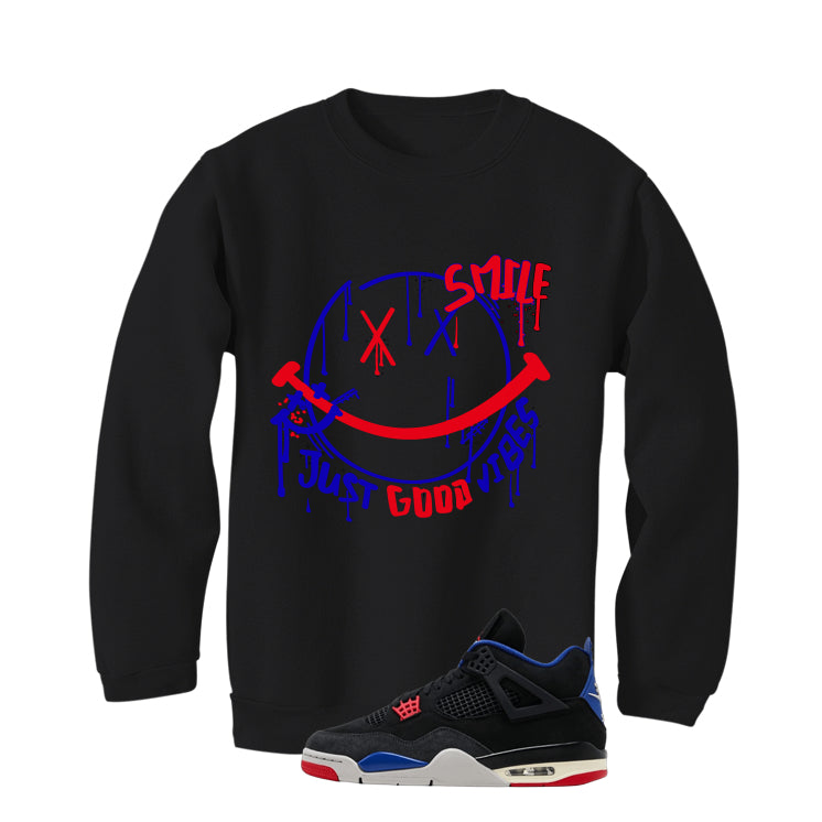 Air Jordan 4 Rare Air Black T-Shirt (Smile)| illcurrency