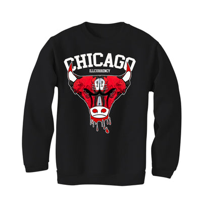Air Jordan 6 “Toro Bravo” | illcurrency Black T-Shirt (Bulls head chicago)