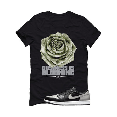 Air Jordan 1 Low OG Shadow Black T-Shirt (Business is Blooming)