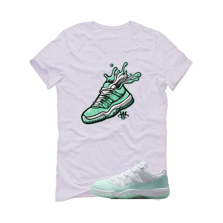 Air Jordan 11 Low WMNS Igloo White T-Shirt (Splash Shoe)| illcurrency