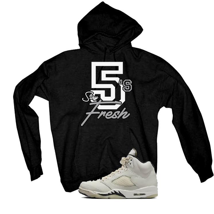 Air Jordan 5 SE “Sail” | illcurrency Black T-Shirt (Stay Fresh)