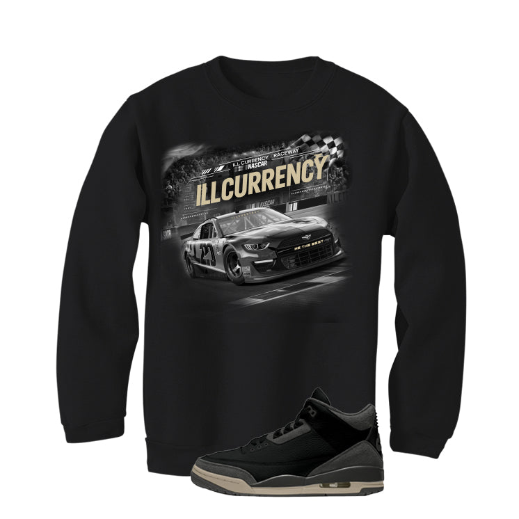 A Ma Maniere x Air Jordan 3 Black Black T-Shirt (Illcurrency Raceway remix)| illcurrency