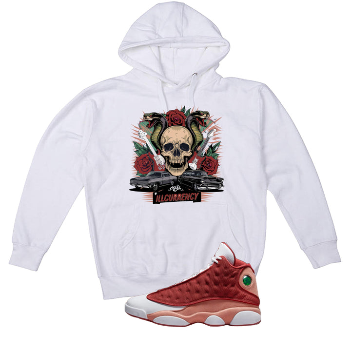 Air Jordan 13 Dune Red White T-Shirt (Vintage Illcurrency)| illcurrency