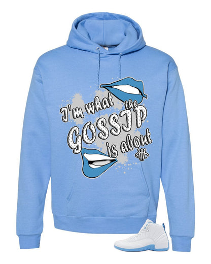 Air Jordan 12 Melo Carolina Blue T-Shirt (Gossip)| illcurrency