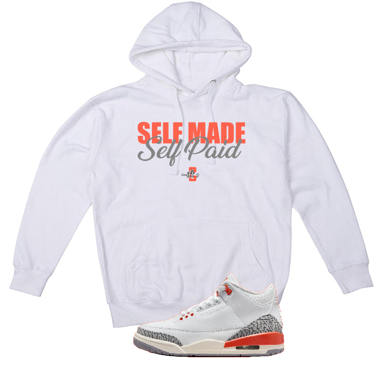 Air Jordan 3 WMNS “Georgia Peach” | illcurrency White T-Shirt (Self Made Self Paid)