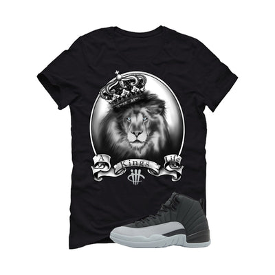 Air Jordan 12 Black/Wolf Grey Black T-Shirt (King's Life)| illcurrency