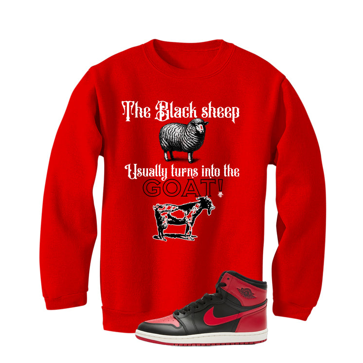 Air Jordan 1 High ’85 Bred Red T-Shirt (the black sheep usually turns into the GOAT!)| illcurrency