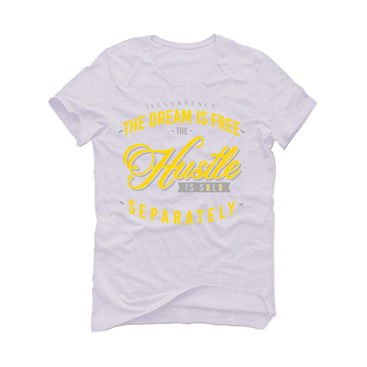 Air Jordan 11 Low WMNS “Yellow Snakeskin” White T-Shirt (The dream is free)