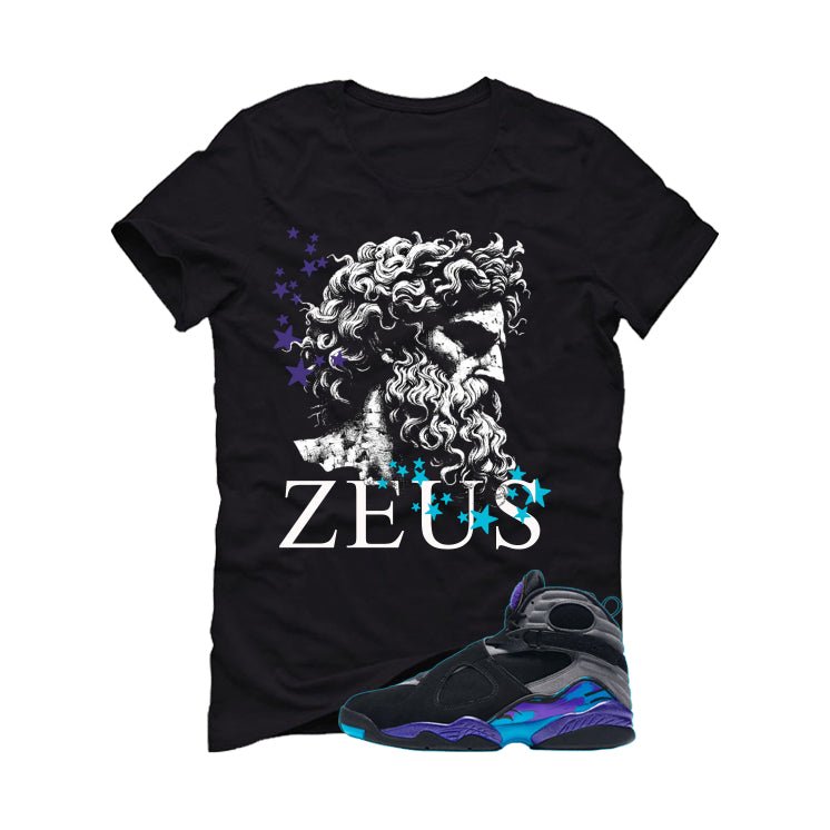 Air Jordan 8 OG Aqua Black T-Shirt (Zeus)| illcurrency