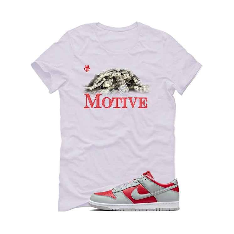 Nike Dunk Low Ultraman | illcurrency White T-Shirt (Money Is The Motive)