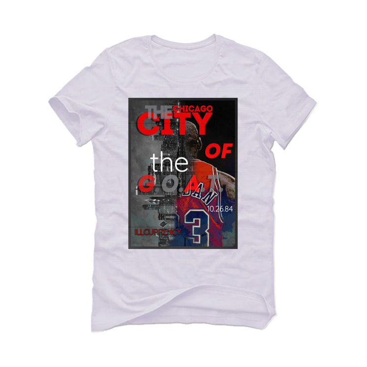 Air Jordan 1 High OG “Spider-Man: Across the Spider-Verse” | ILLCURRENCY White T-Shirt (CITY OF THE GOAT)