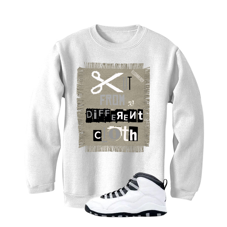 Air Jordan 10 OG Steel White T-Shirt (Cut from a different cloth)| illcurrency