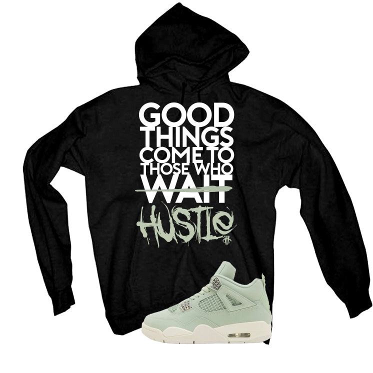 Air Jordan 4 WMNS Seafoam Black T-Shirt (Good Things)| illcurrency