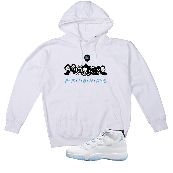 Air Jordan 11 Legend Blue White T-Shirt (Friends)| illcurrency