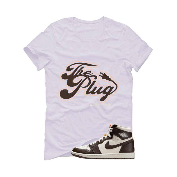 Air Jordan 1 High OG Baroque Brown White T-Shirt (The Plug)| illcurrency