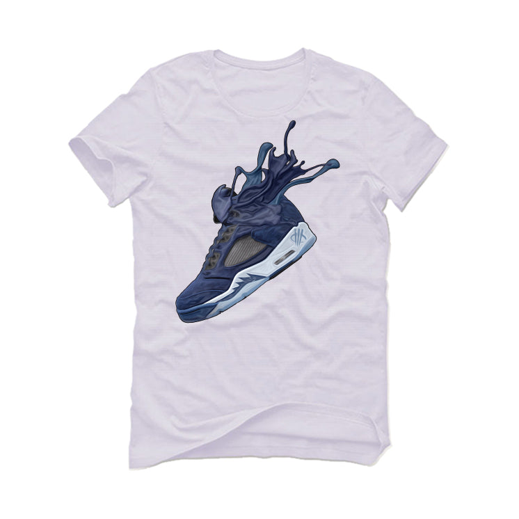 Air Jordan 5 “Georgetown” | illcurrency White T-Shirt (SPLASH)