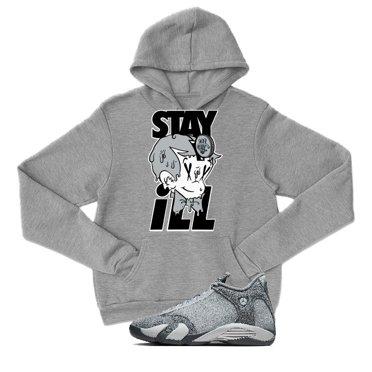 Air Jordan 14 “Flint Grey” | illcurrency Grey T-Shirt (ILL RICHIE)