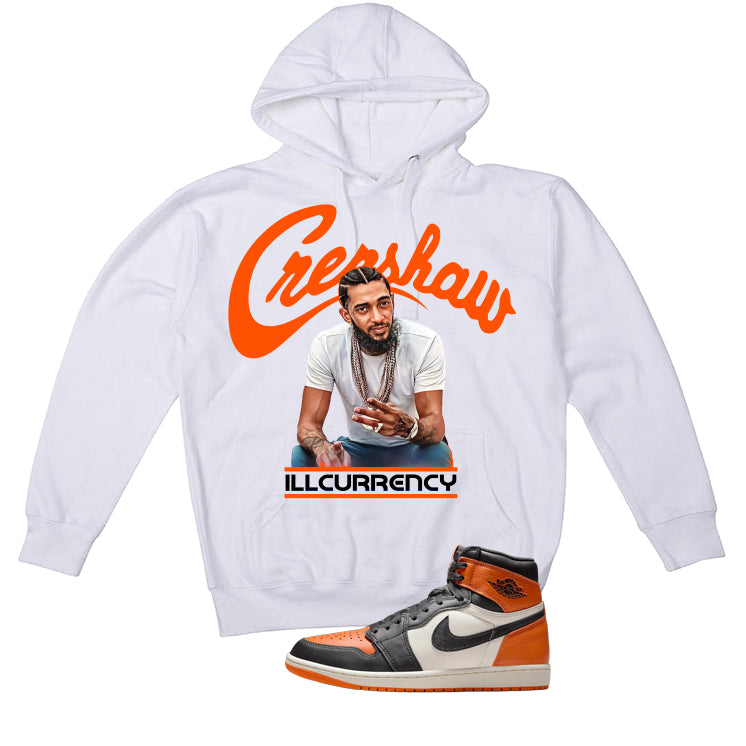 Air Jordan 1 High OG Shattered Backboard White T-Shirt (Crenshaw)| illcurrency
