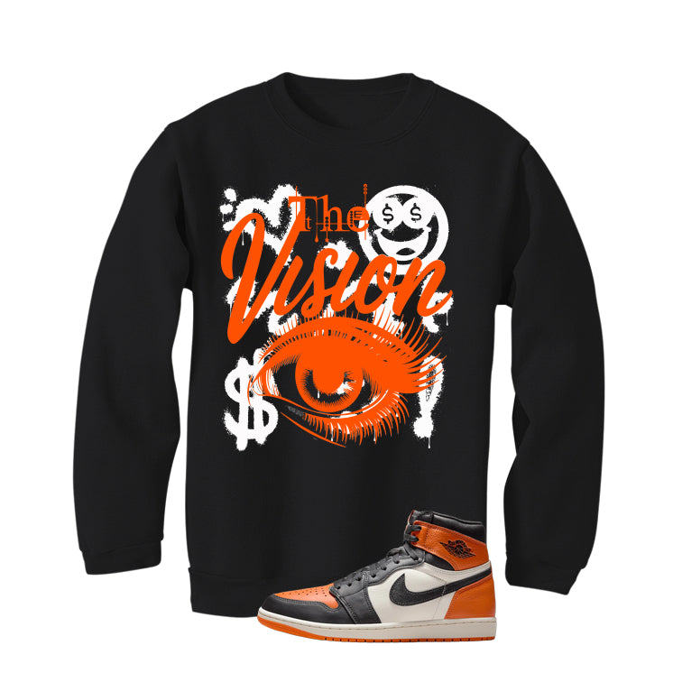 Air Jordan 1 High OG Shattered Backboard Black T-Shirt (The Vision)| illcurrency