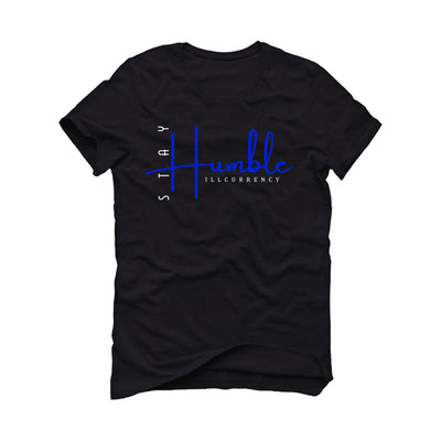 AIR JORDAN 2 LOW “VARSITY ROYAL” Black T-Shirt (Stay Humble)