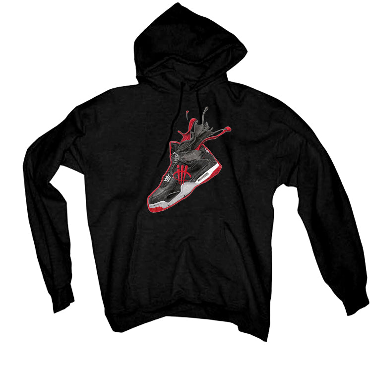 AIR JORDAN 4 “BRED REIMAGINED” 2024 | ILLCURRENCY Black T-Shirt (SPLASH 4)