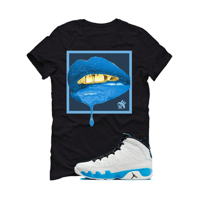 Air Jordan 9 “Powder Blue” | illcurrency Black T-Shirt (LIPSTICK)