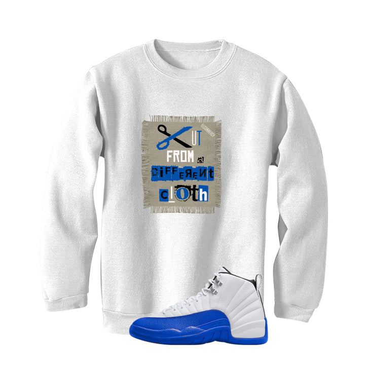 Air Jordan 12 Blueberry White T-Shirt (Cut from a different cloth)| illcurrency