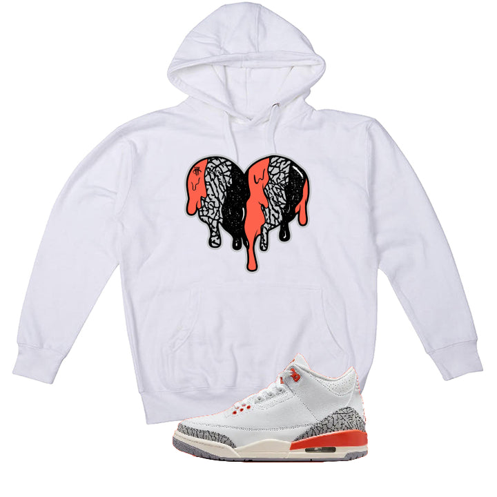 Air Jordan 3 WMNS “Georgia Peach” | illcurrency White T-Shirt (Heart)