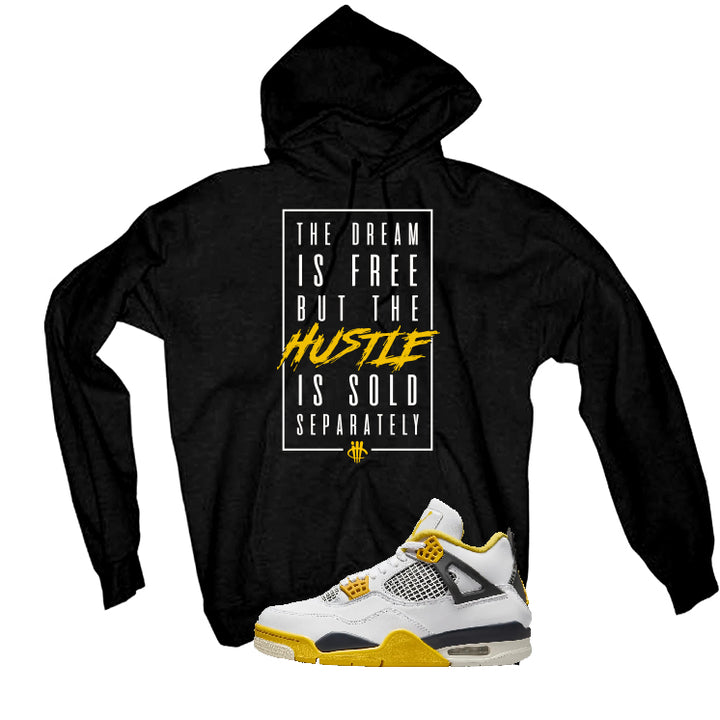 Air Jordan 4 WNNS “Vivid Sulfur” | illcurrency Black T-Shirt (DREAM IS FREE)