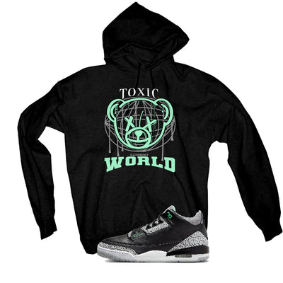 Air Jordan 3 “Green Glow” | illcurrency Black T-Shirt (Toxic World)
