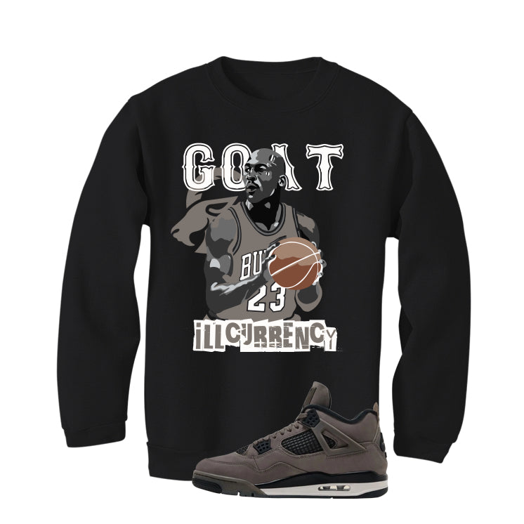 Air Jordan 4 Cave Stone Black T-Shirt (MJ GOAT)| illcurrency