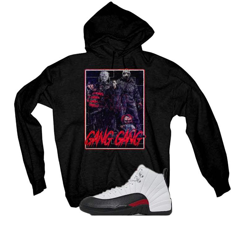 Air Jordan 12 “Red Taxi” | illcurrency Black T-Shirt (GANG GANG)