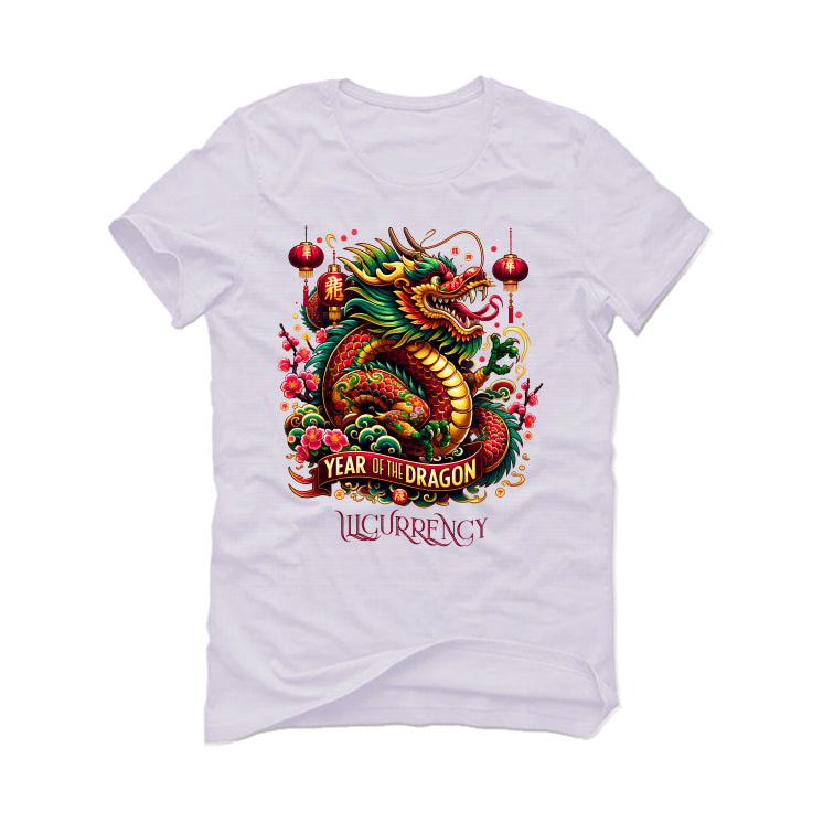 Air Jordan 1 Low OG "Year of the Dragon"  | illcurrency White T-Shirt (Year of the dragon)