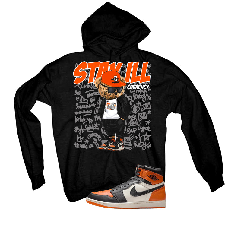 Air Jordan 1 High OG Shattered Backboard Black T-Shirt (Stay ill Bear)| illcurrency