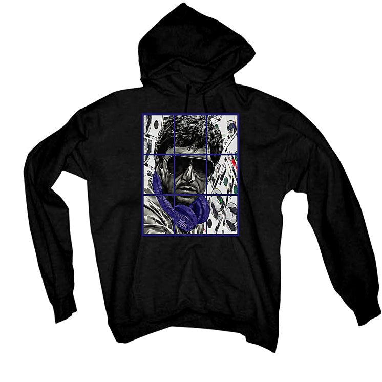 Air Jordan 12 Field Purple - Black T-Shirt (Pacino)