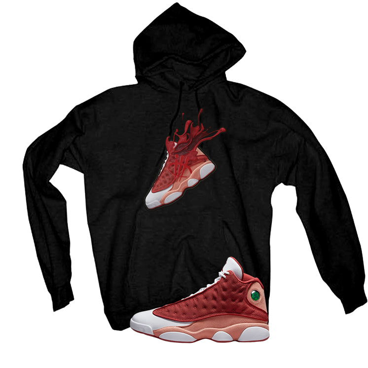 Air Jordan 13 Dune Red Black T-Shirt (SPLASH 13)| illcurrency