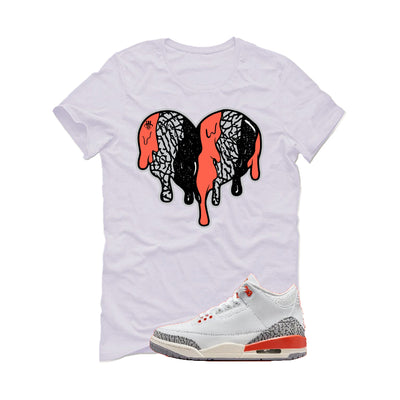 Air Jordan 3 WMNS “Georgia Peach” | illcurrency White T-Shirt (Heart)