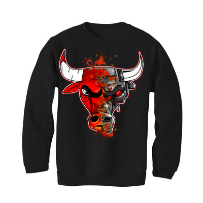 Air Jordan 6 “Toro Bravo” | illcurrency Black T-Shirt (Bulls)